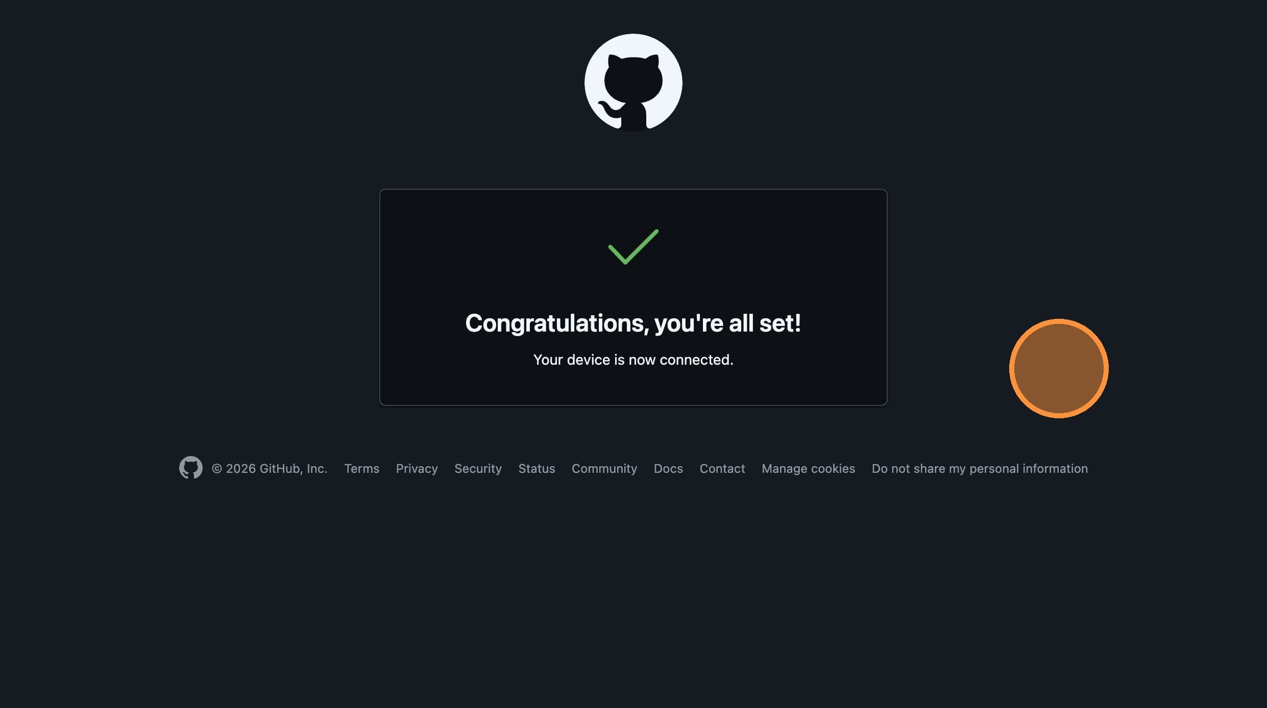 GitHub connected