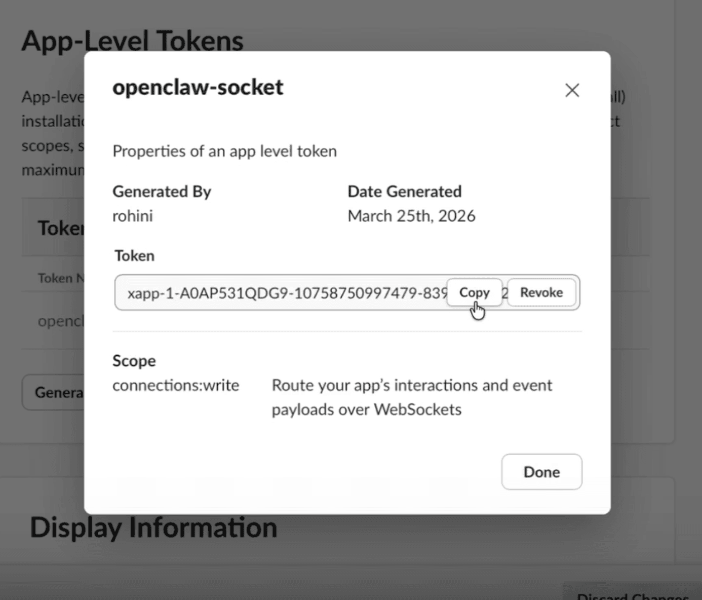 App-level token