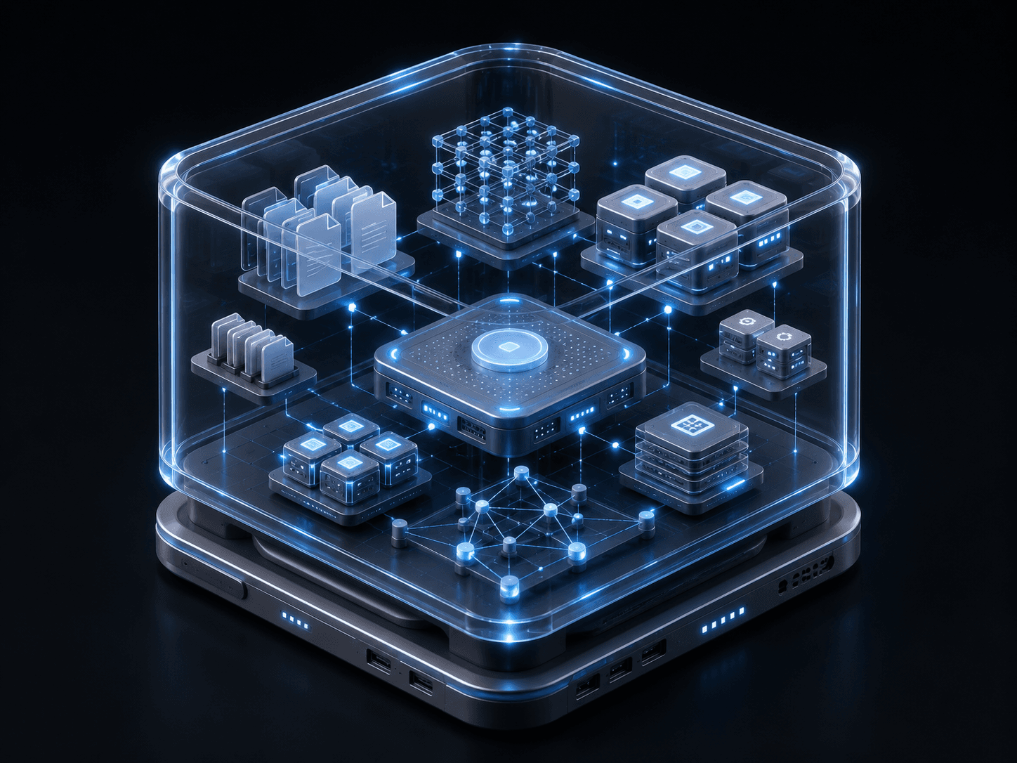 Space: Transparent architectural container